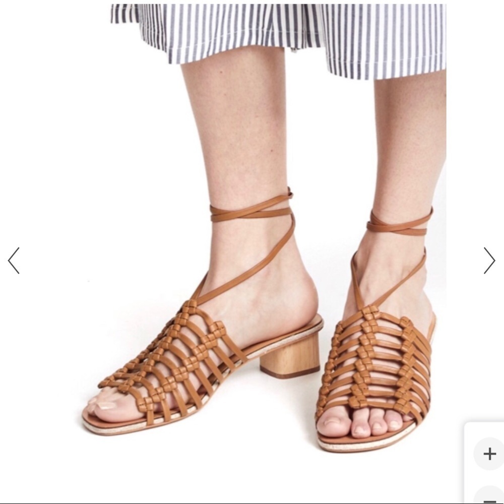 DOLCE VITA KAI WOVEN WRAP BLOCK‎ HEEL SANDAL​​​​​